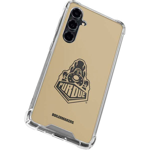 Purdue University Purdue Gold Signature Logo Galaxy S23 FE Clear Case